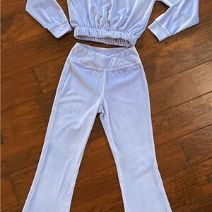 Yogalicious Velour Flare Pants Set